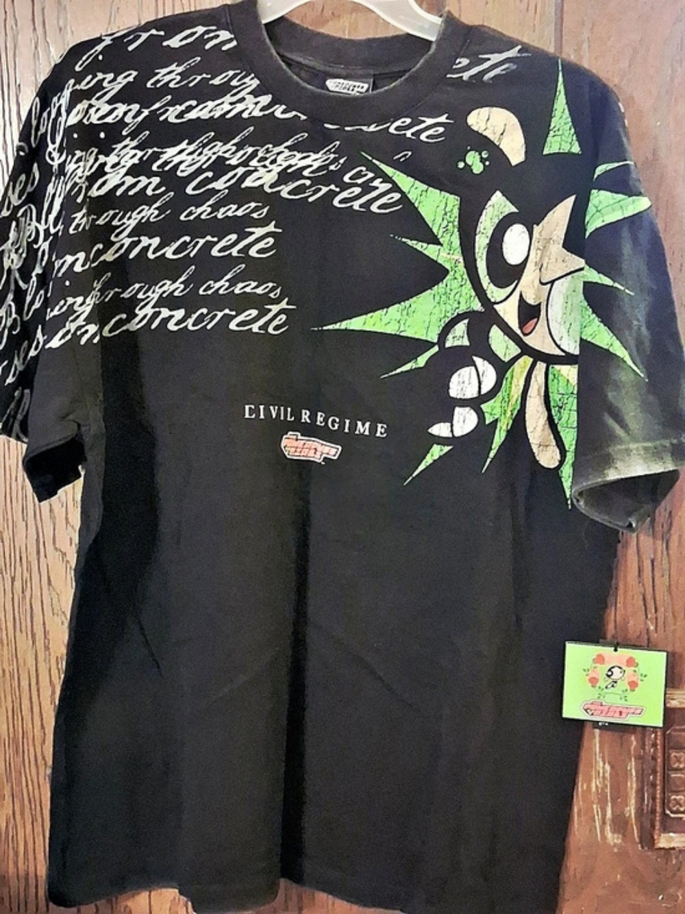 Civil Regime x The Powerpuff Girls Made in a Lab American Classic Oversized Tee